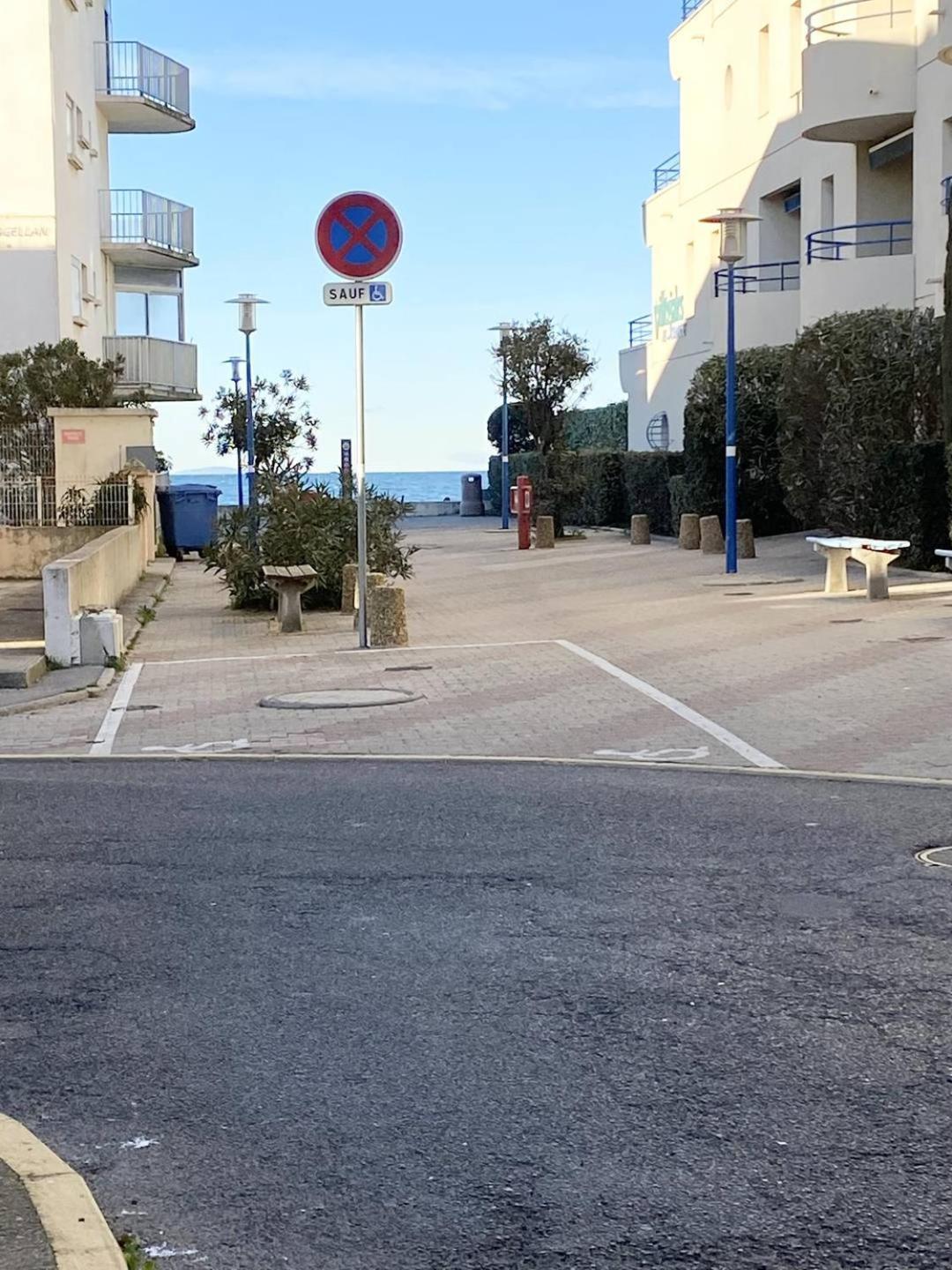 As21512 - Studio Cabine Vue Mer Laterale Avec Parking Prive A 20M De La Plage Le Grau-du-Roi Kültér fotó